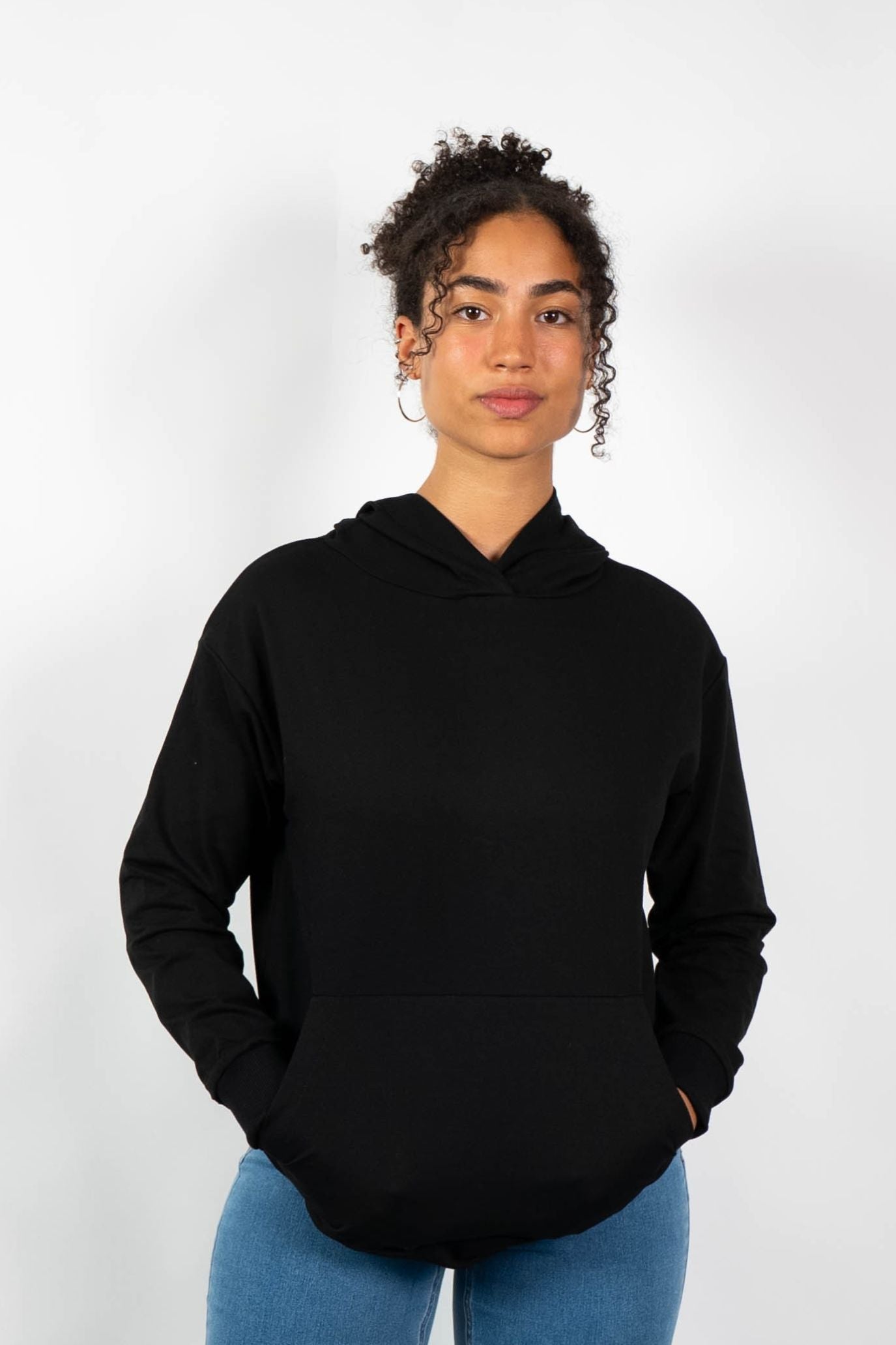 Oversize Damen Hoodie  | Mit deinem Wunschtext bestickt