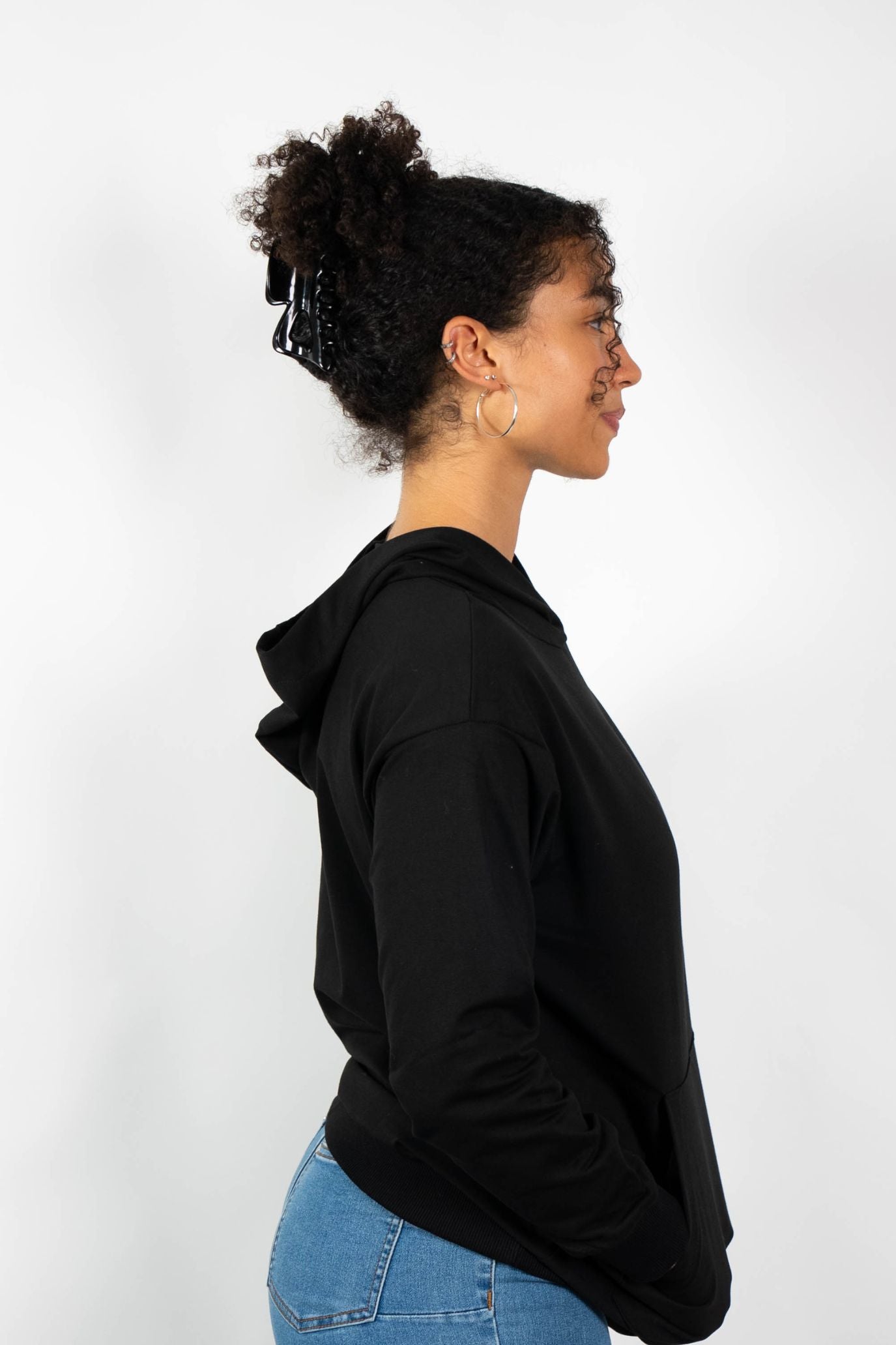 Oversize Damen Hoodie  | Mit deinem Wunschtext bestickt