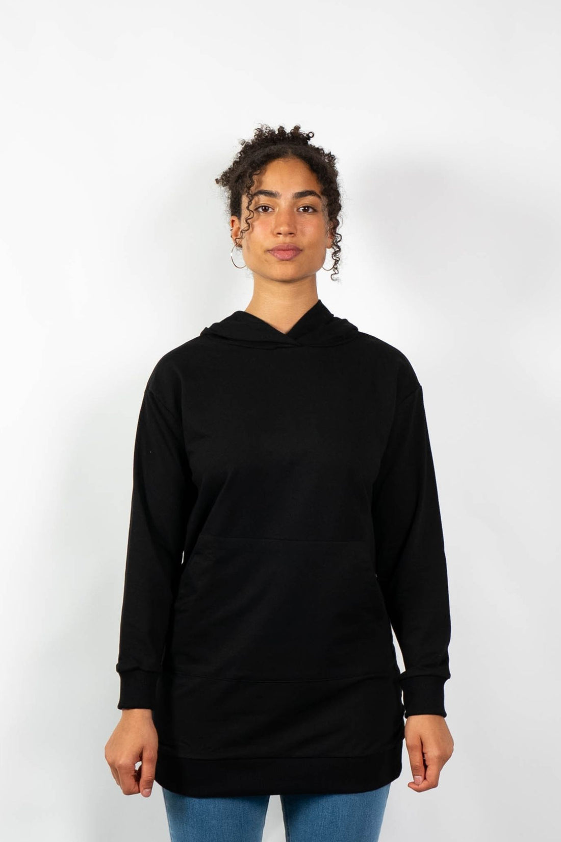 Oversize Damen Hoodie  | Mit deinem Wunschtext bestickt